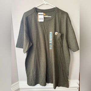 Carhartt Men's Olive Green Short Sleeve Tee Size XL